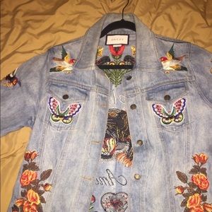 Gucci jacket with with Web Buckle belt
